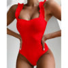 Black Sexy Bikini One Piece Swimsuit for Women - Image 4
