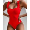 Black Sexy Bikini One Piece Swimsuit for Women - Image 11