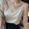 Elegant Lace Patchwork V neck Women Tank Tops - Image 3