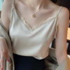 Elegant Lace Patchwork V neck Women Tank Tops - Image 9