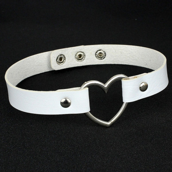 Stainless Steel Heart Chokers Necklaces - Image 13