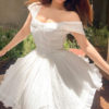 Tank High Waist Ball Gown White Dress - Image 4
