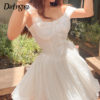 Tank High Waist Ball Gown White Dress - Image 7