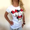 Three Mickey Mouse Print Women T Shirt - Image 7