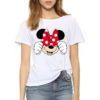 Three Mickey Mouse Print Women T Shirt - Image 8