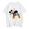 Three Mickey Mouse Print Women T Shirt - Image 15
