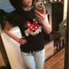Three Mickey Mouse Print Women T Shirt - Image 4