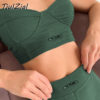 Sport Matching Women Shorts Set - Image 3