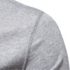 100% Cotton Henry Collar T Shirt Men - Image 3