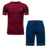 Cotton T Shirt and Shorts Sets for Men - Image 7