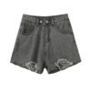 2022 Summer Cool Women Denim Short - Image 4