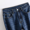 2022 Summer Plus Size Capri Fashion Bleached Jeans - Image 5