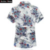 Summer Mens Floral Print Shirt - Image 2