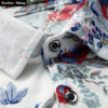 Summer Mens Floral Print Shirt - Image 3