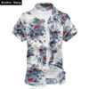 Summer Mens Floral Print Shirt - Image 6