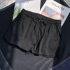 Women Summer Casual Solid Drawstring shorts - Image 2