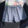 Women Summer Casual Solid Drawstring shorts - Image 3
