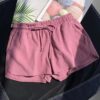 Women Summer Casual Solid Drawstring shorts - Image 10