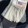 Women Summer Casual Solid Drawstring shorts - Image 5