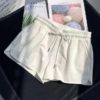 Women Summer Casual Solid Drawstring shorts - Image 11