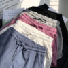 Women Summer Casual Solid Drawstring shorts - Image 6