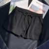Women Summer Casual Solid Drawstring shorts - Image 7