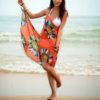 2022 Printed Cover-ups Sexy Beach Dress