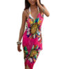 2022 Printed Cover-ups Sexy Beach Dress - Image 11