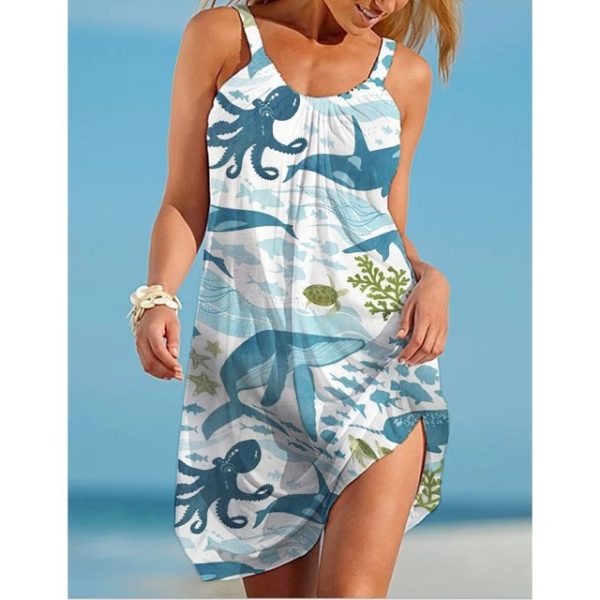 Summer Strap Beach Party Dress - Image 28