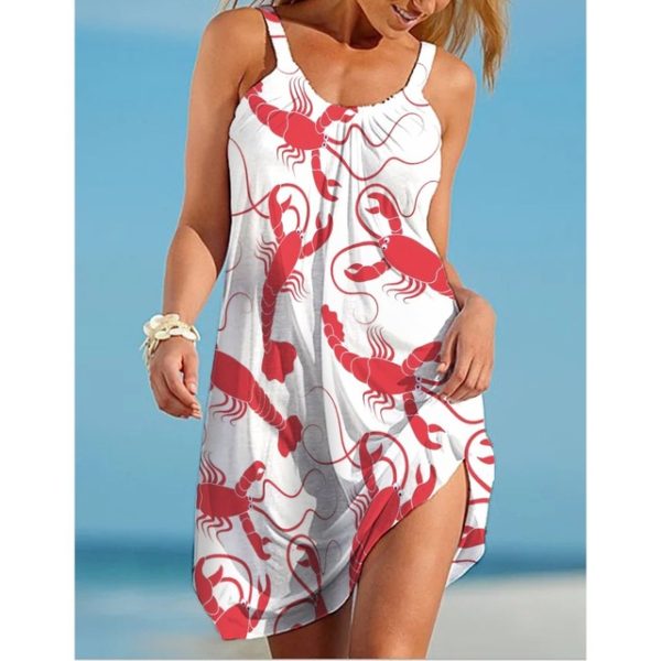 Summer Strap Beach Party Dress - Image 10