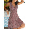 Polka Dot Mini Dress - Image 11