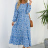Summer Casual O Neck Long Sleeve Dress - Image 18