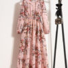 Summer Casual O Neck Long Sleeve Dress - Image 20