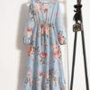 Summer Casual O Neck Long Sleeve Dress - Image 27