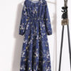 Summer Casual O Neck Long Sleeve Dress - Image 11