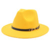 French Style Wide Brim Fedora Hat For Women - Image 8