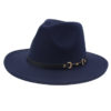 French Style Wide Brim Fedora Hat For Women - Image 17