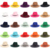 French Style Wide Brim Fedora Hat For Women - Image 3