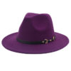 French Style Wide Brim Fedora Hat For Women - Image 9