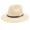 French Style Wide Brim Fedora Hat For Women - Image 27