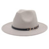 French Style Wide Brim Fedora Hat For Women - Image 29