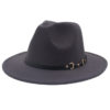 French Style Wide Brim Fedora Hat For Women - Image 30