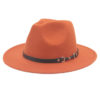 French Style Wide Brim Fedora Hat For Women - Image 31