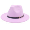 French Style Wide Brim Fedora Hat For Women - Image 32