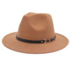 French Style Wide Brim Fedora Hat For Women - Image 10