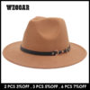 French Style Wide Brim Fedora Hat For Women - Image 5