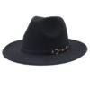 French Style Wide Brim Fedora Hat For Women - Image 11