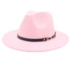 French Style Wide Brim Fedora Hat For Women - Image 13