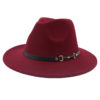 French Style Wide Brim Fedora Hat For Women - Image 14