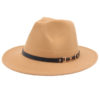 French Style Wide Brim Fedora Hat For Women - Image 16